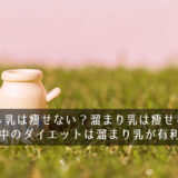差し乳は痩せない？溜まり乳は痩せる？授乳中のダイエットは溜まり乳が有利！？