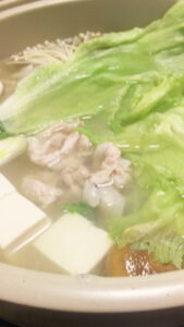 辻希美さんの湯豆腐