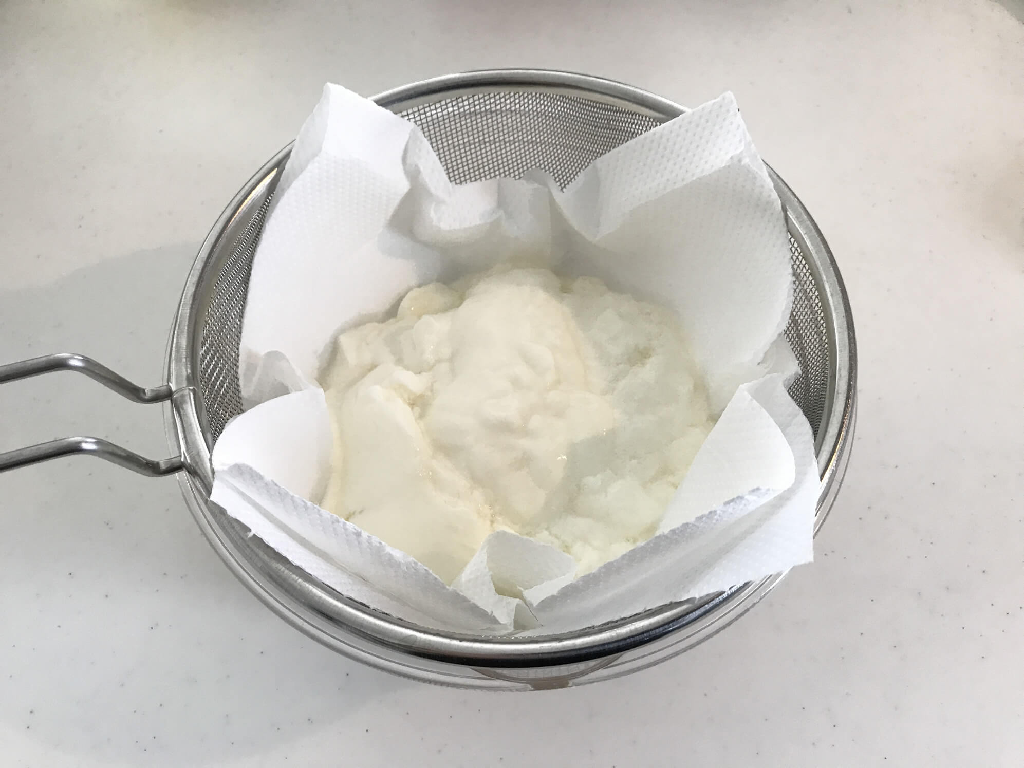 水切りヨーグルトの作り方2