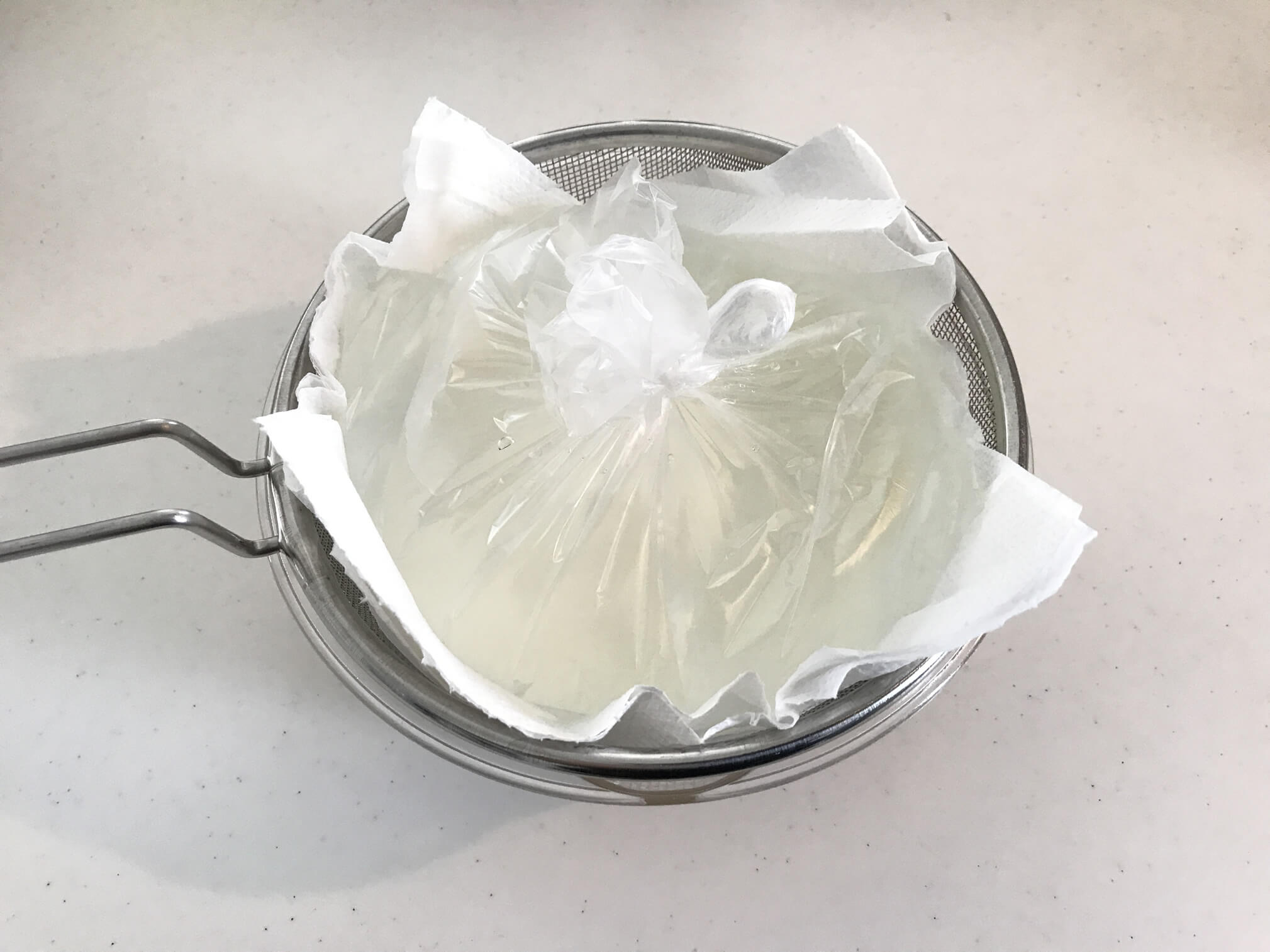 水切りヨーグルトの作り方4-3