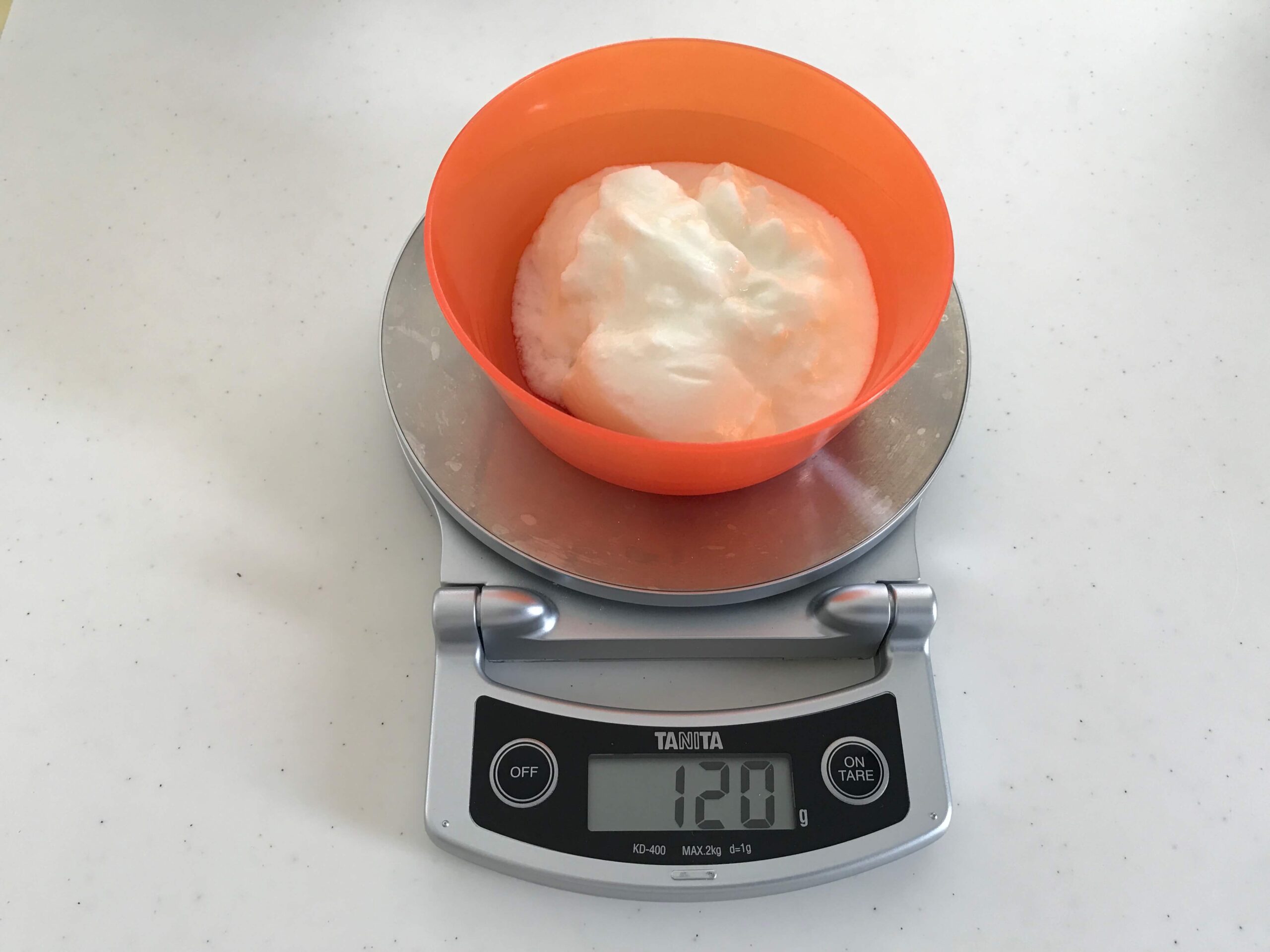 ホットヨーグルトの量