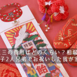七五三の費用はどのくらい？相場は？男の子2人兄弟でお祝いした我が家の例