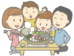 家族で鍋