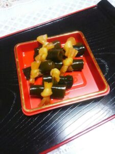 お節にも＊ミニ昆布巻き＊