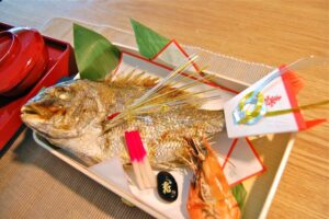 鯛の塩焼き