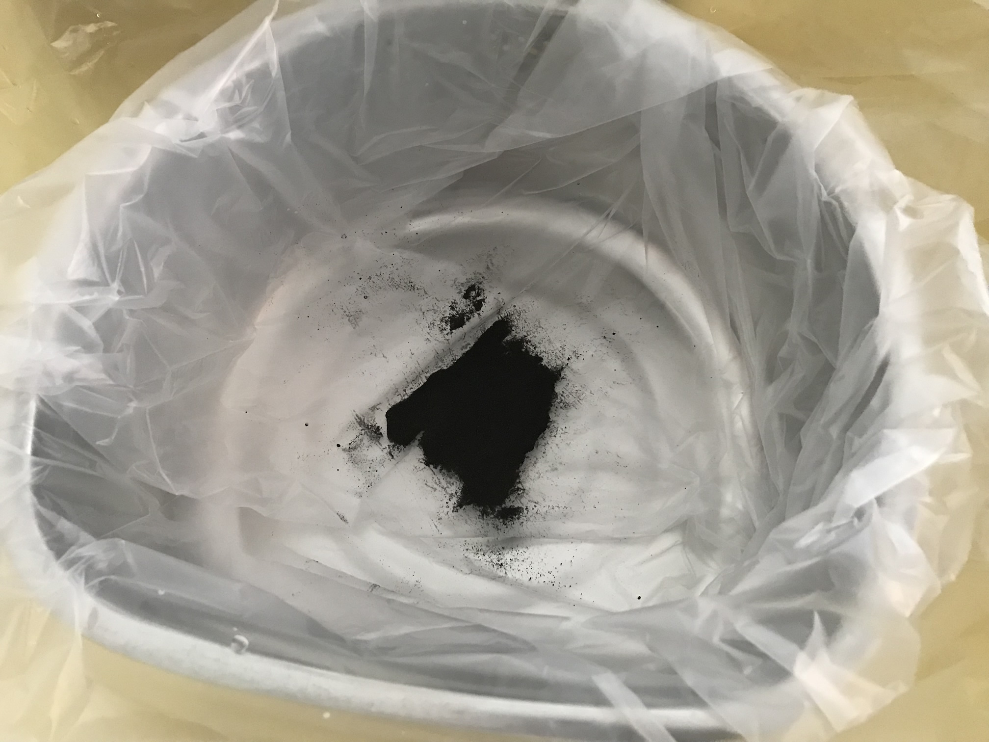 ダイロンマルチを溶かす