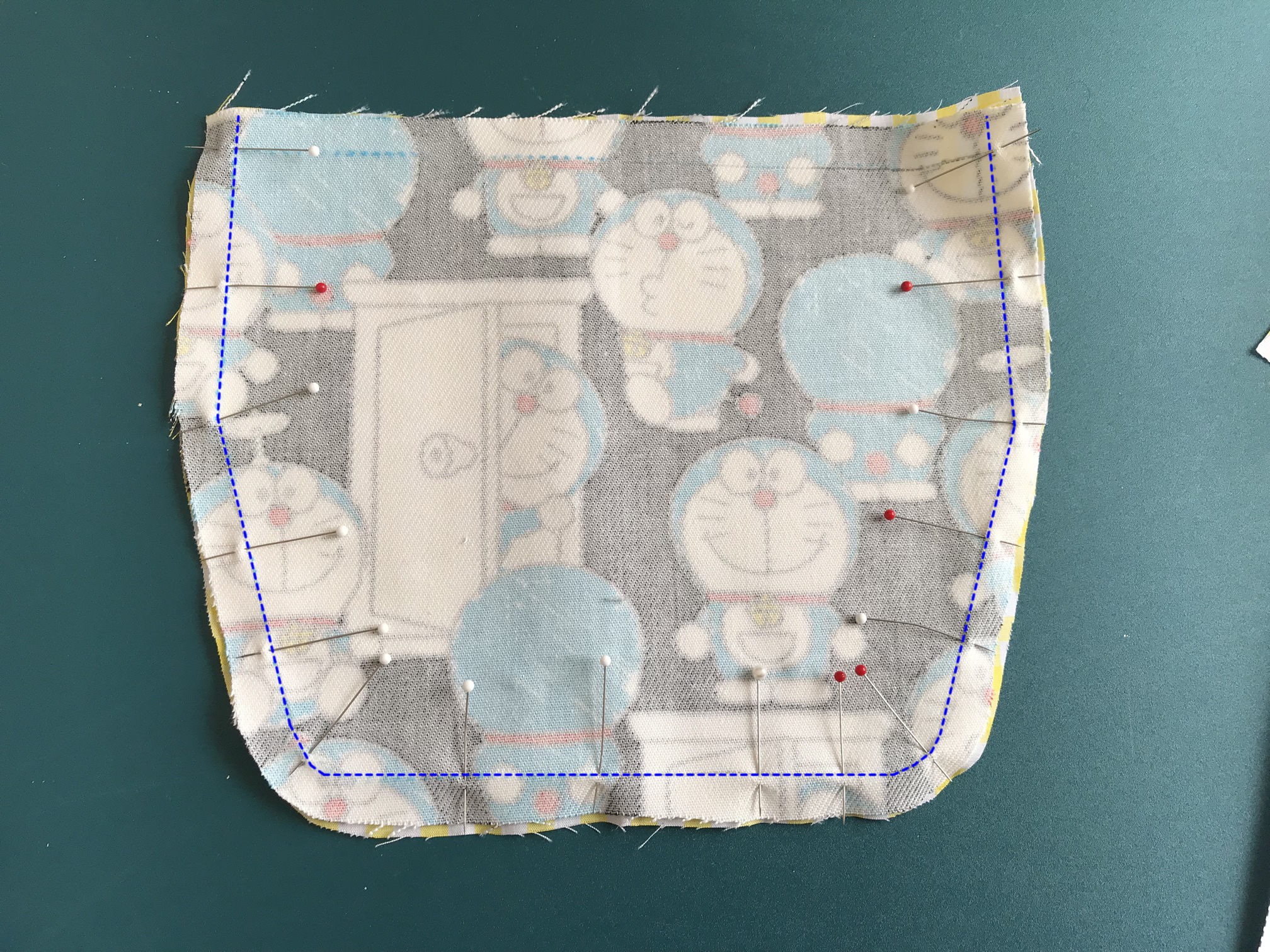 お弁当袋のふた