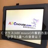 ABCマウス(ABCmouse)の解約方法は？小学生6歳への効果は？