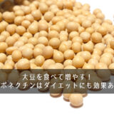 大豆を食べて増やす！アディポネクチンはダイエットにも効果あり！？