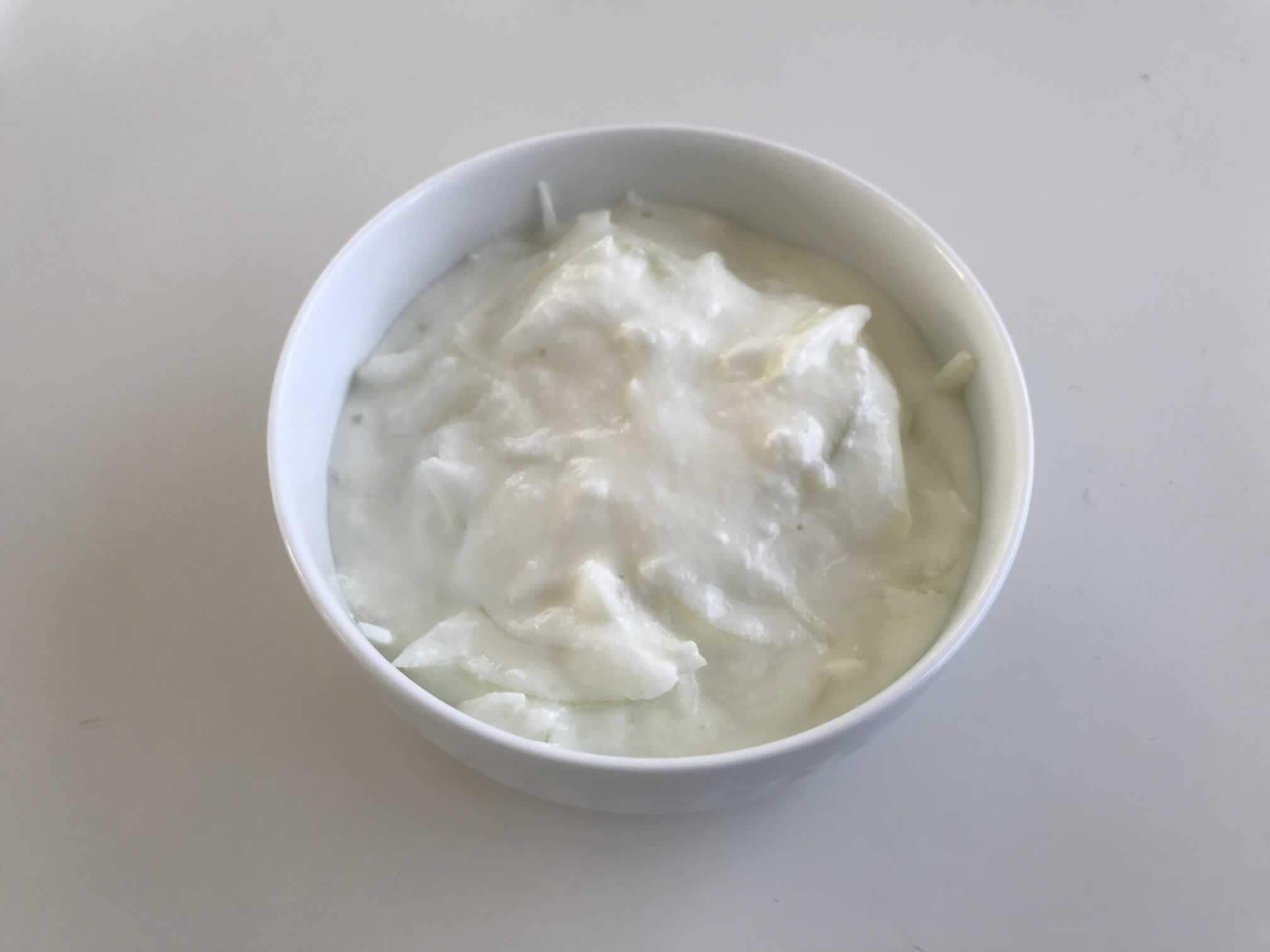 玉ねぎヨーグルト