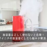 加湿器は正しく使わないと危険!ダイニチの加湿器にしたら悩みが解消!