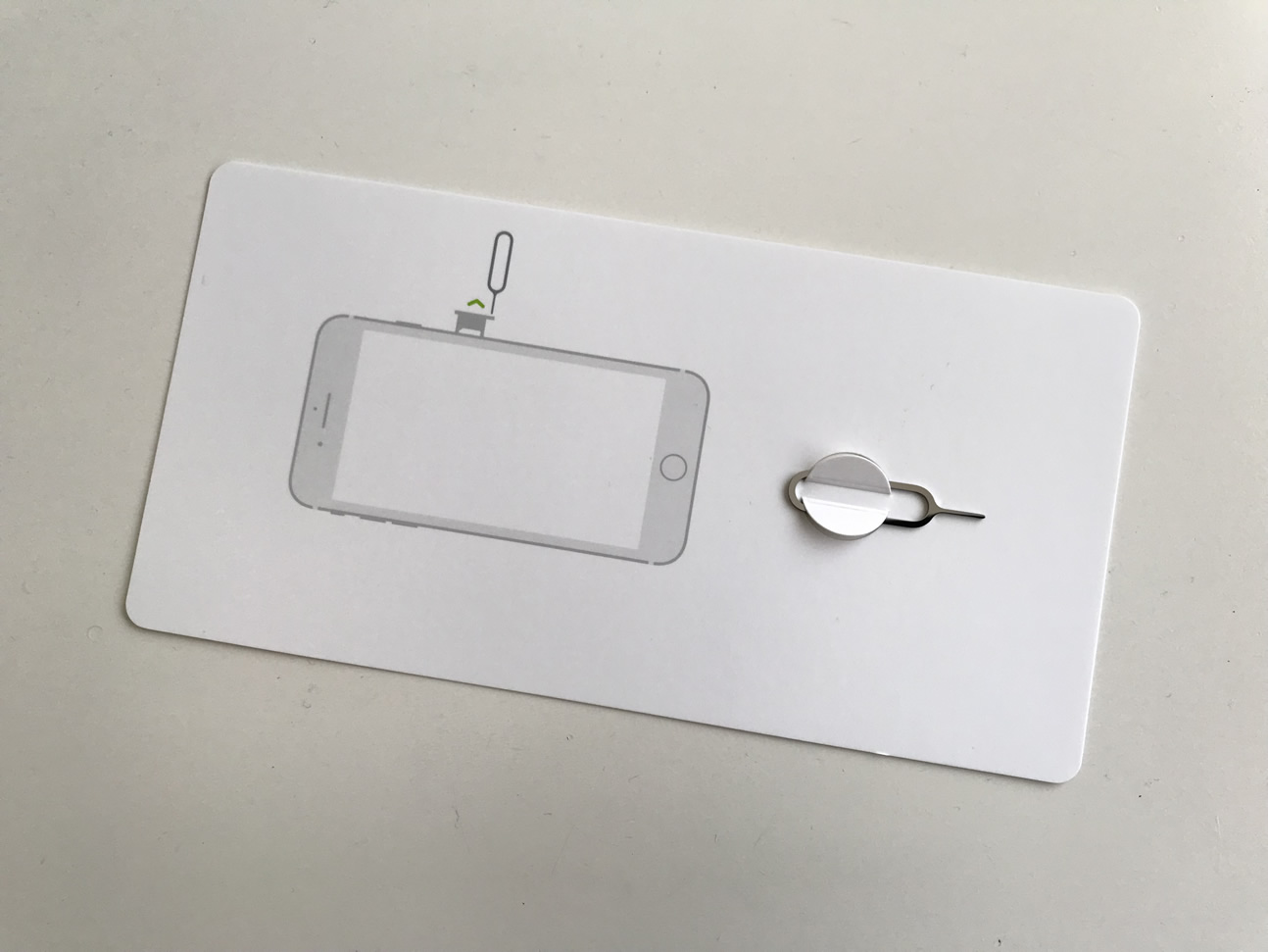 SIM取り出し